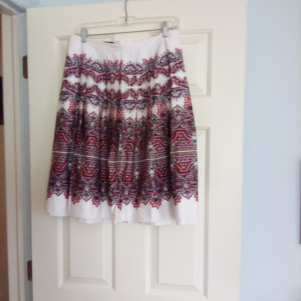 Talbot pleated skirt